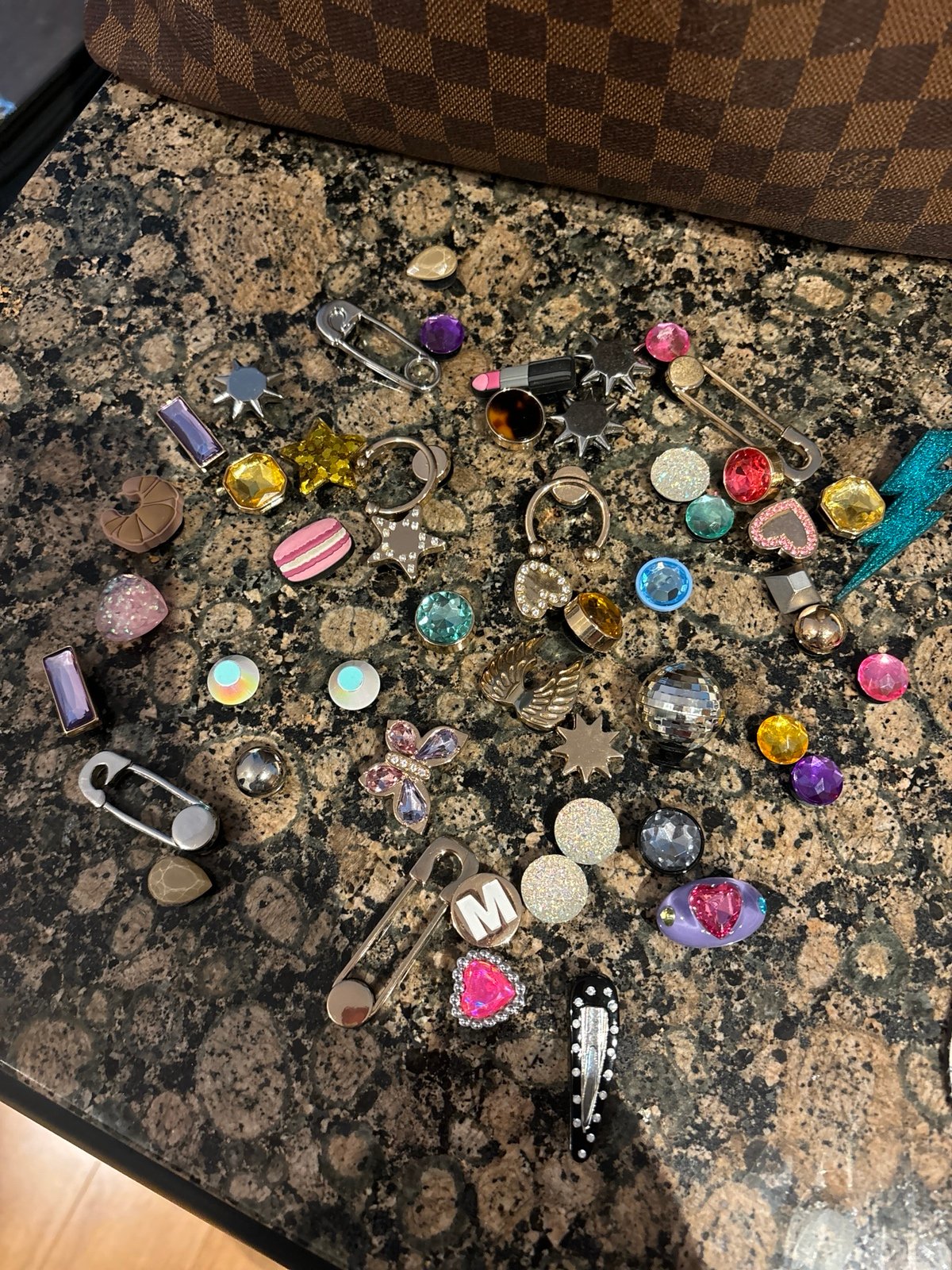 Crocs gem and metal charms