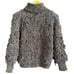 PATRIZIA LUCA | Chunky Knit Colorful Confetti Pom Pom Chenille Sweater | Small