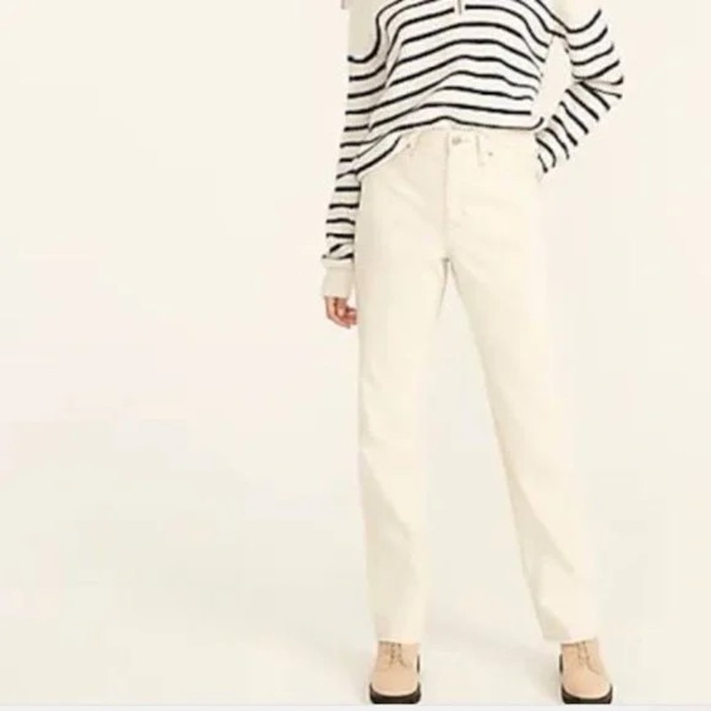 J.Crew Slouchy Boyfriend Jeans Natural Women's SZ 25 - NWT