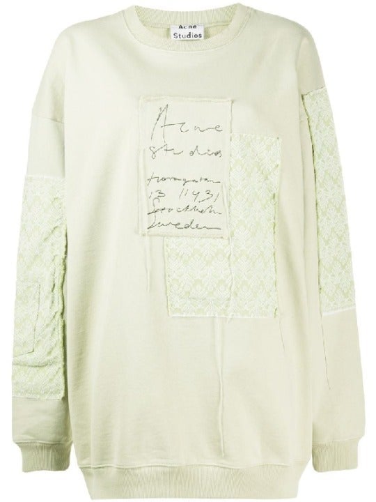 Acne Studio Jacquard Patch Sweatshirt