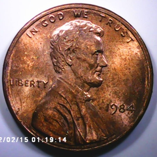 1984 Lincoln Cent DDO Error Coin