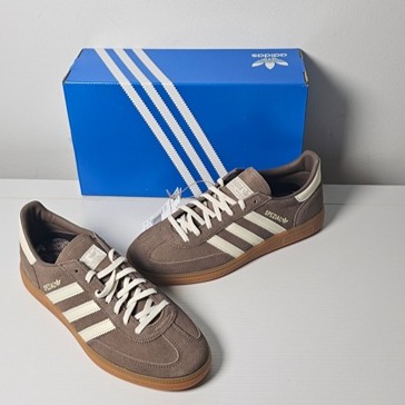 Adidas Handball Spezial / Earth Strata-Off White-Gun / Women's Size 10 - IF6490