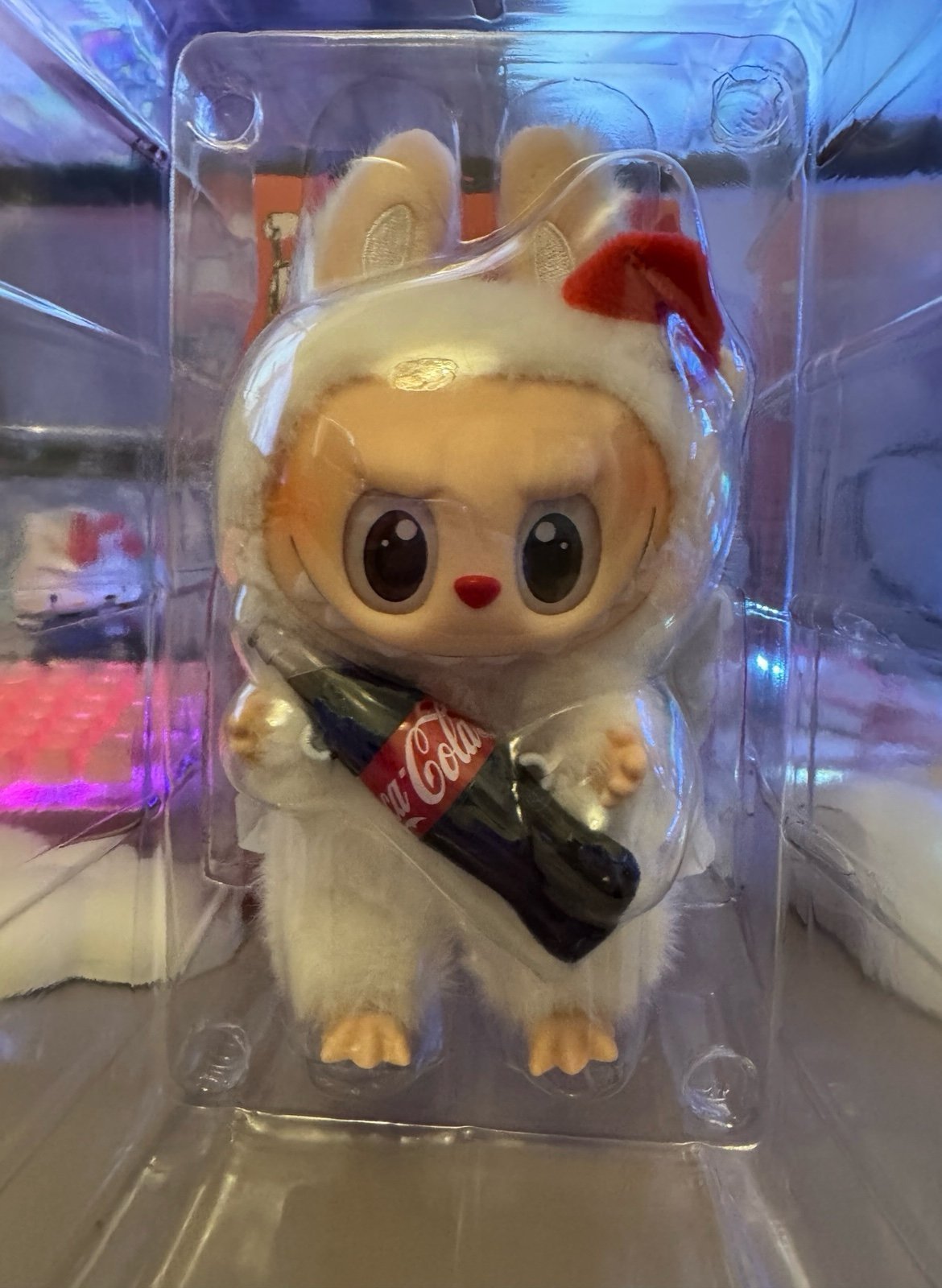 Pop Mart Coca Cola Labubu Plush Pendant