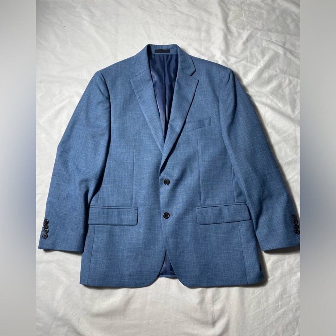 Ralph Lauren Black Label Two Button Modern Blue Sport coat blazer men’s size 41R