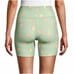 WEWOREWHAT GREEN FLORAL PRINT BIKER SHORTS