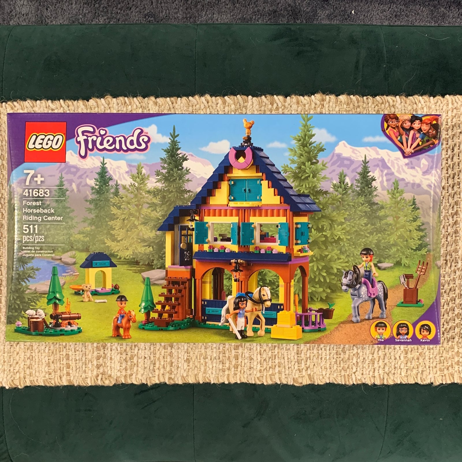 Lego Friends 41683 Foreast Horseback Riding Center building set 511 pcs New