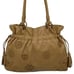 NWT Isabella Fiore Tan Leather Embroidered Studded Hobo Bag