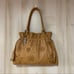 NWT Isabella Fiore Tan Leather Embroidered Studded Hobo Bag