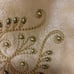 NWT Isabella Fiore Tan Leather Embroidered Studded Hobo Bag