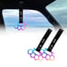 BRAND NEW 2PCS KNUCKLES FINGER GRIP JDM TSURIKAWA RING Black Handle Strap Drift