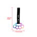 BRAND NEW 2PCS KNUCKLES FINGER GRIP JDM TSURIKAWA RING Black Handle Strap Drift