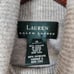 LAUREN RALPH LAUREN 100% cashmere knit turtleneck sweater in grey M