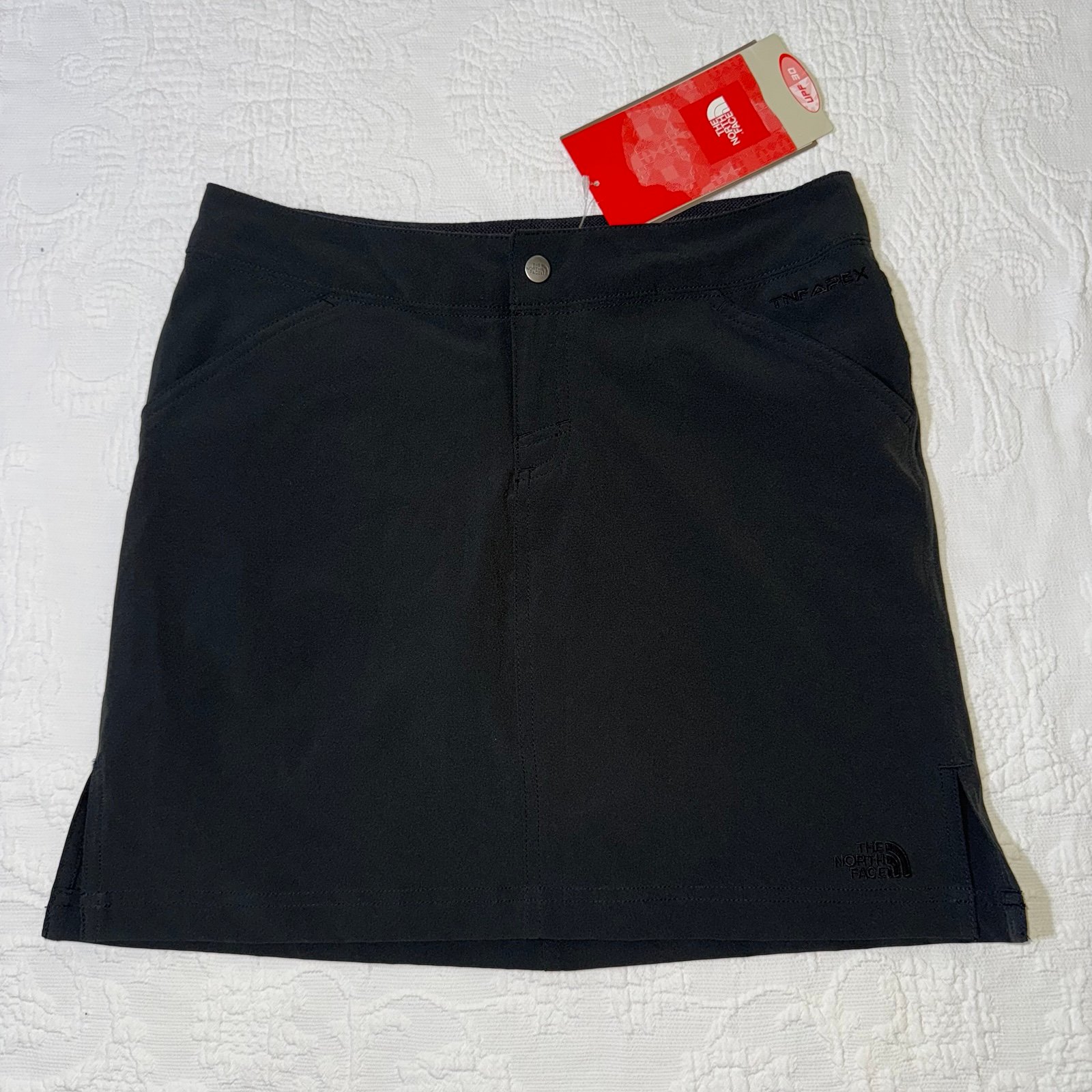 The North Face New Black Skirt Apex Casey Skort Size 2 Tekware Quick Drying