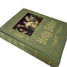 Holy Bible Catholic Heirloom Edition Family Bible 1973 Edition Red Letter Vtg