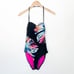 La Blanca Prism Palm bandeau mio one piece swimsuit