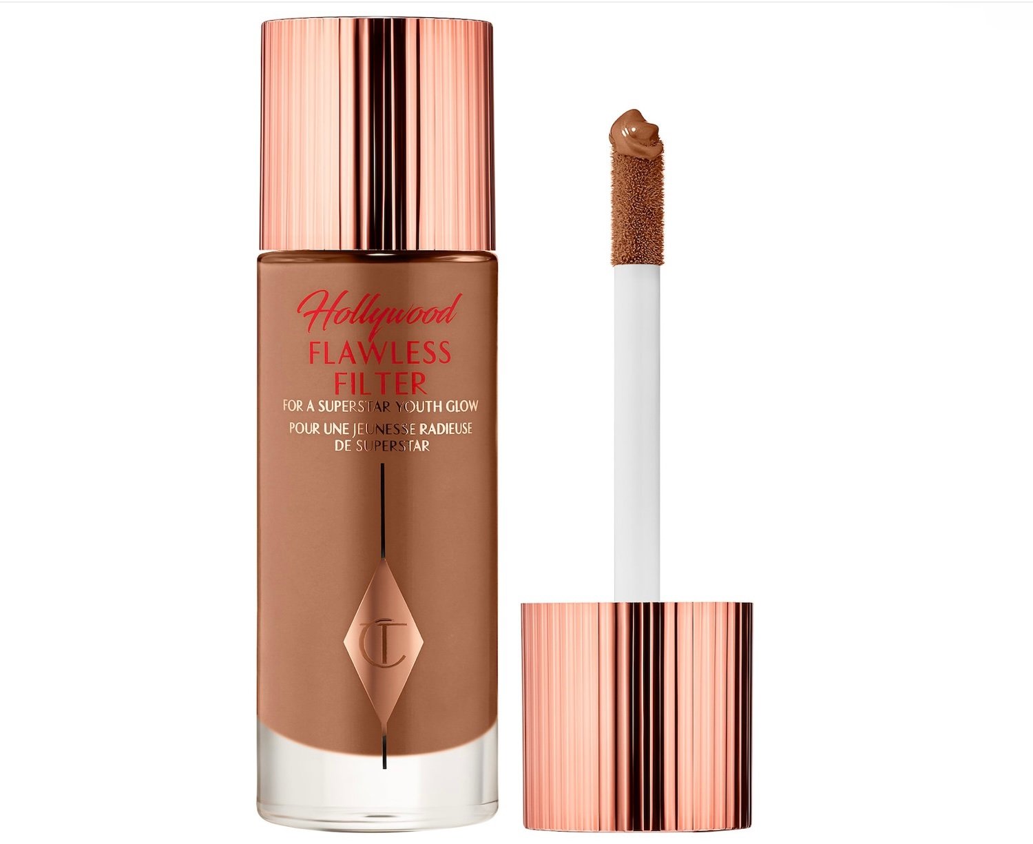 NIOB: CHARLOTTE TILBERY: HOLLYWOOD FLAWLESS FILTER FOUNDATION IN COLOR DEEP
