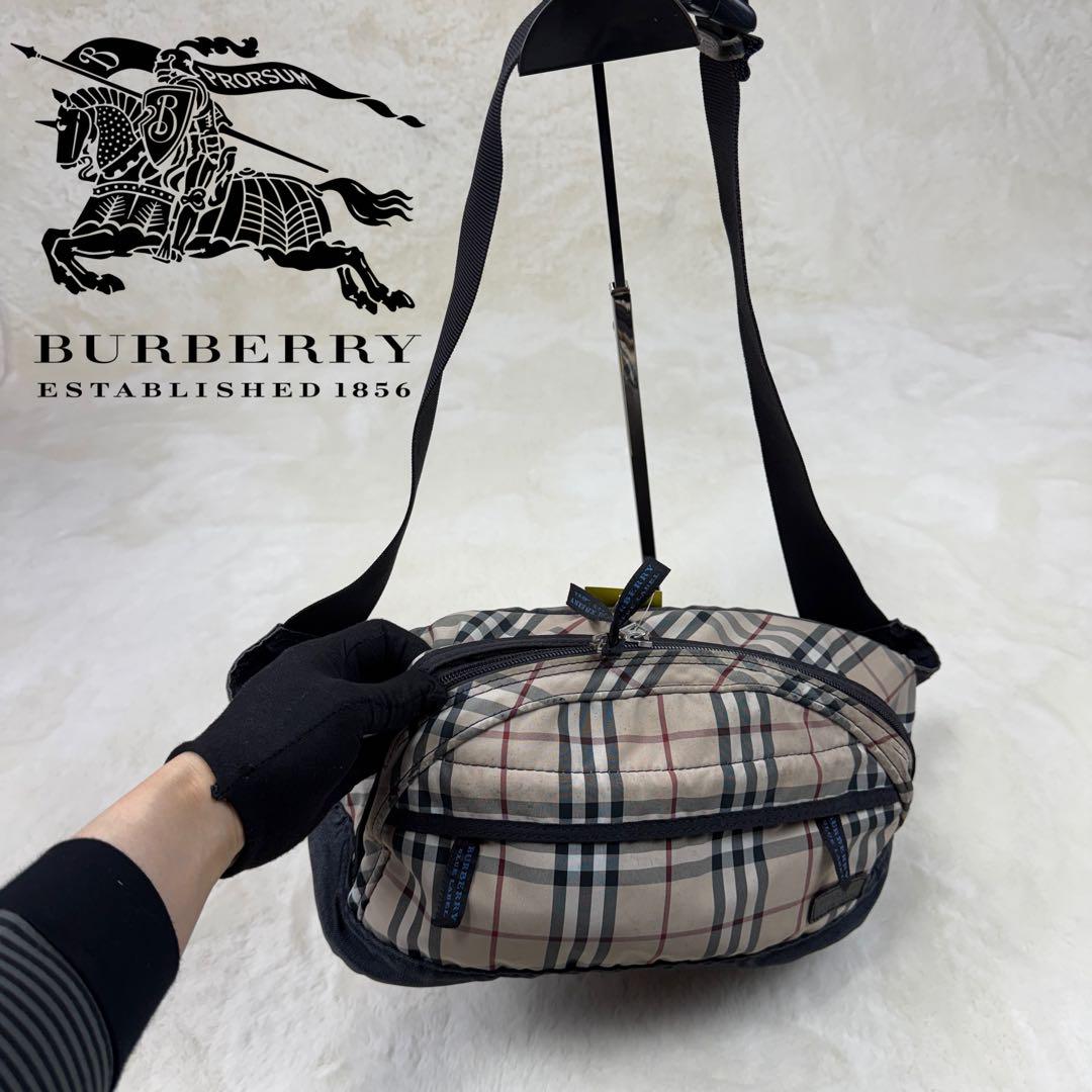 【Used】BURBERRY Blue Label Check Shoulder Body Bag