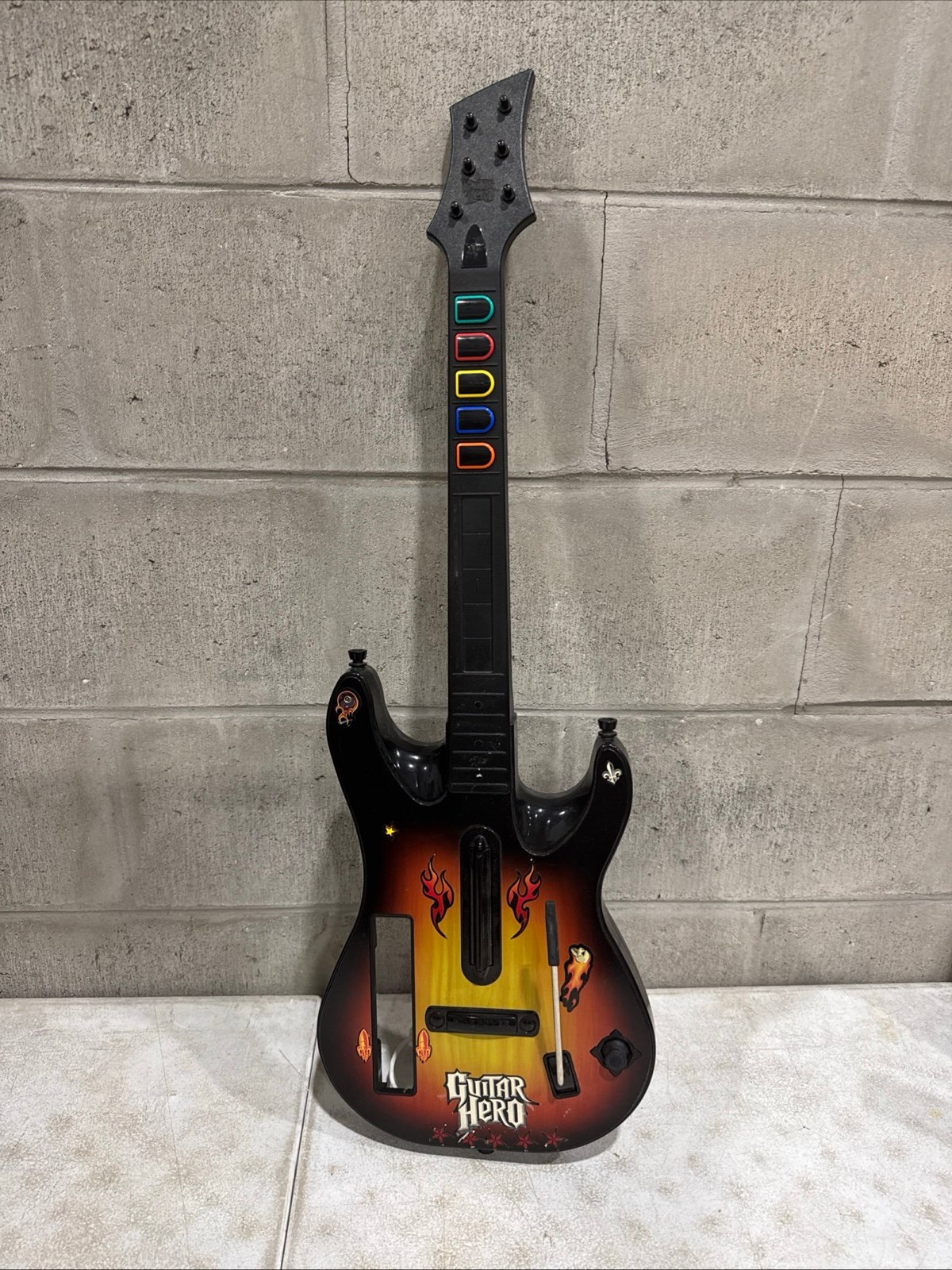 Nintendo Wii Guitar Hero Red Octane Sunburst Controller Guitar 95455.805