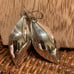 Sterling Silver Polished Puff Teardrop Earrings