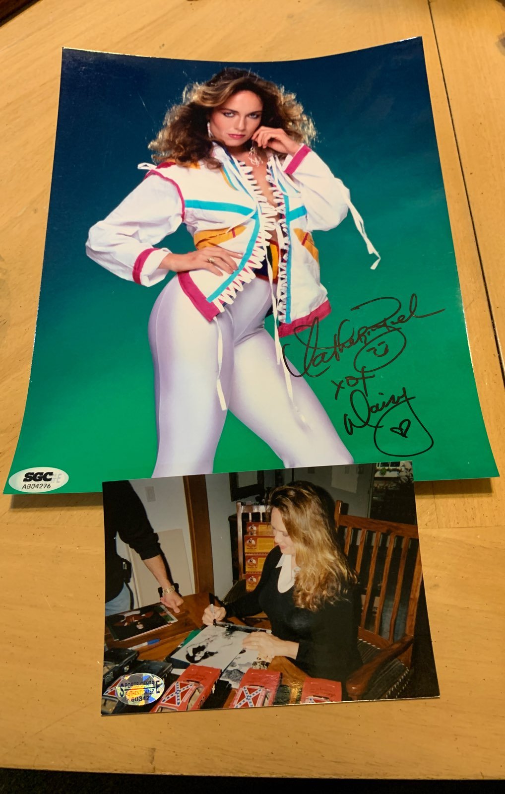 autograph Cathetnie Bach photo SGC#
