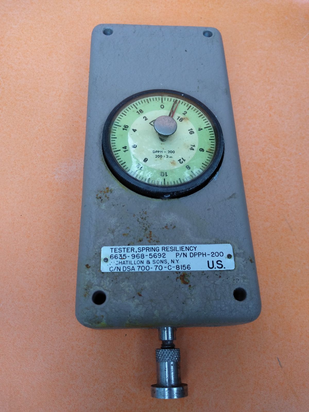 Spring pressure tester 200 lbs x 2