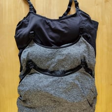 Three Bravado Nursing Tanks