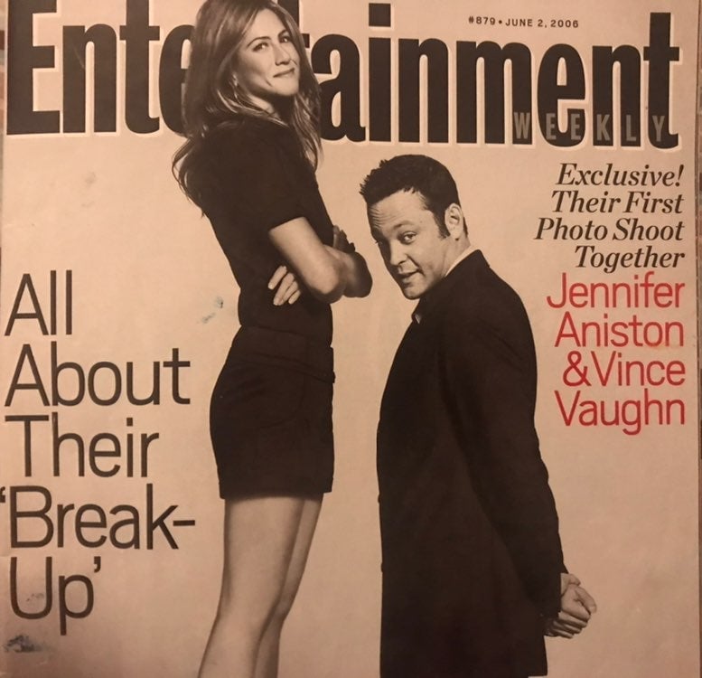 Entertainment Weekly Jennifer Aniston