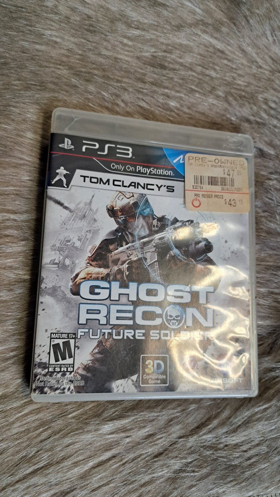 PS3 Game Sony Playstation Tom Clancys Ghost Recon Future Soldiers