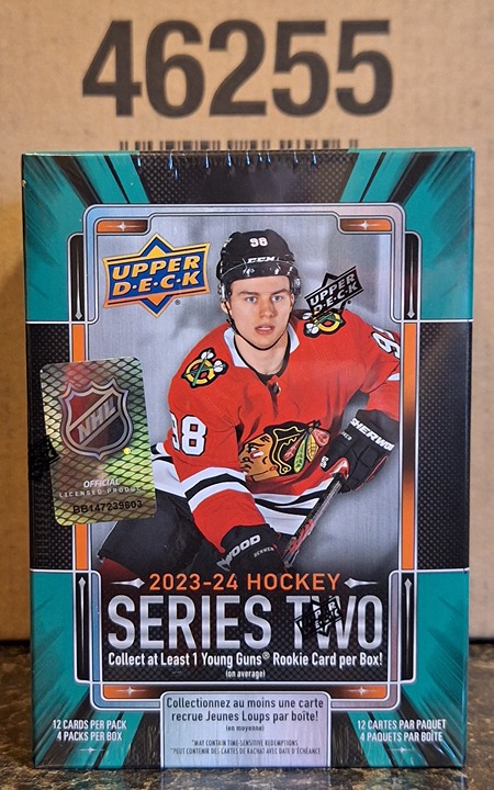 2023-24 Upper Deck Series 2 NHL Hockey 4-Pack Blaster Box - New/Factory Sealed