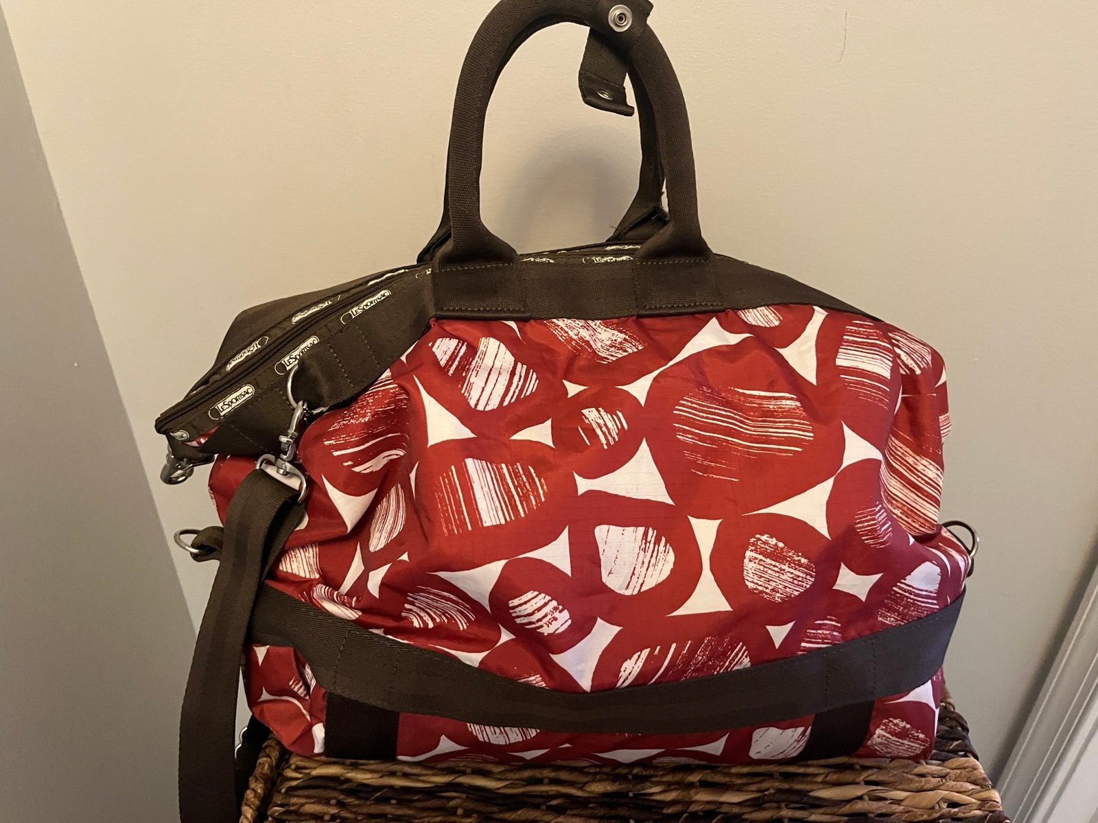 LeSportsac Duffle Geometric Vintage