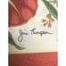 Jim Thompson Floral Cotton Pillow Cover Made In Thailand