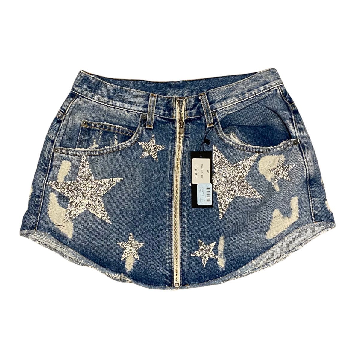 camar denim beatrice star skirt