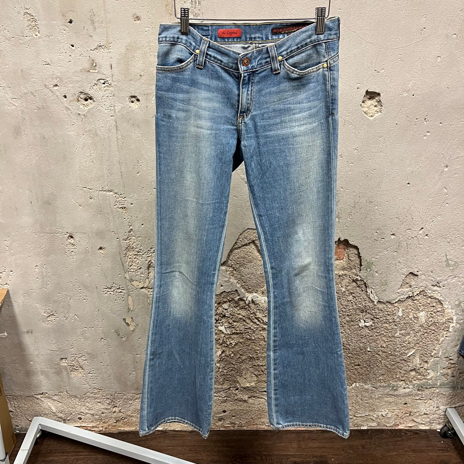 Vintage Y2K Adriano Goldschmied Low Rise Flare Leg Denim Jeans The Legend Cut 26