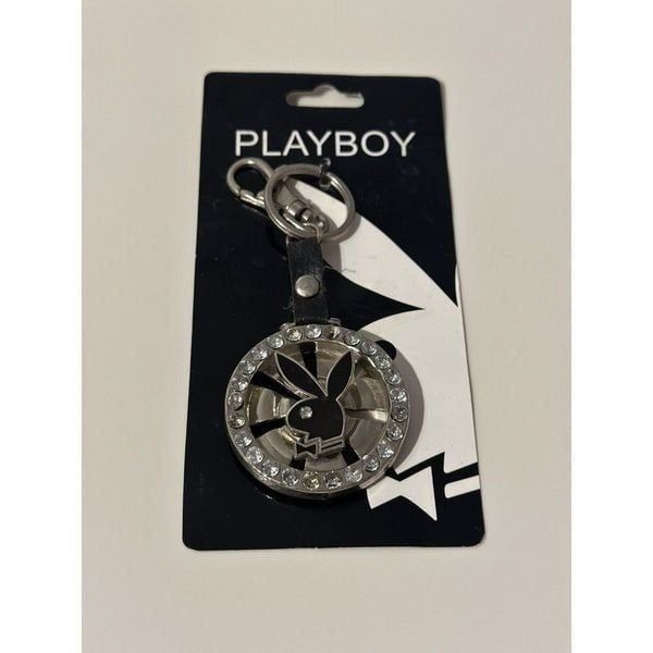 RARE, PLAYBOY Bunny Vintage Spinner Key Chain