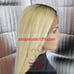 Pink Ombre blonde lace front wig