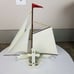 FIGI Graphics 2001 Vintage Sailing Wall Sconce w Candle Votive