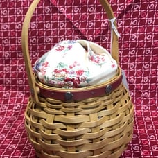 2004 Longaberger Valentines Basket Set - Let Me Call You Sweetheart