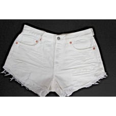 NWT We The Free Loving Good Vibrations White Cut Off Shorts Size 27 68