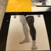 Enerskin Unisex XL silicone tape compressing gear Knee Sleeves