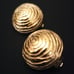 Vintage Givenchy Swirl Button Earrings Beautiful Vintage