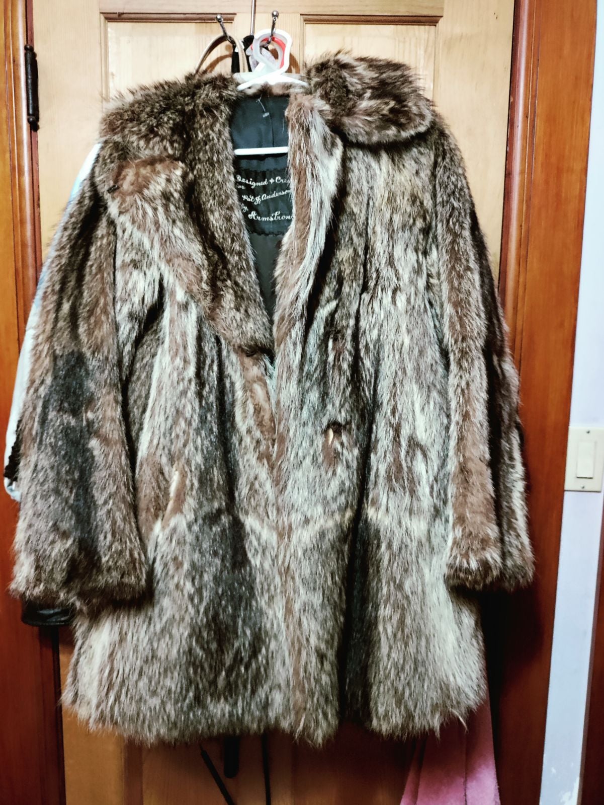 real fur coat