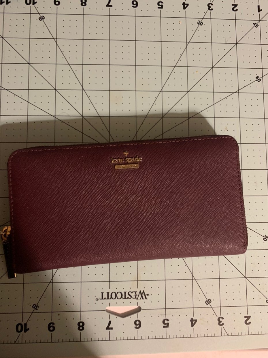 Kate Spade New York Burgundy Wallet