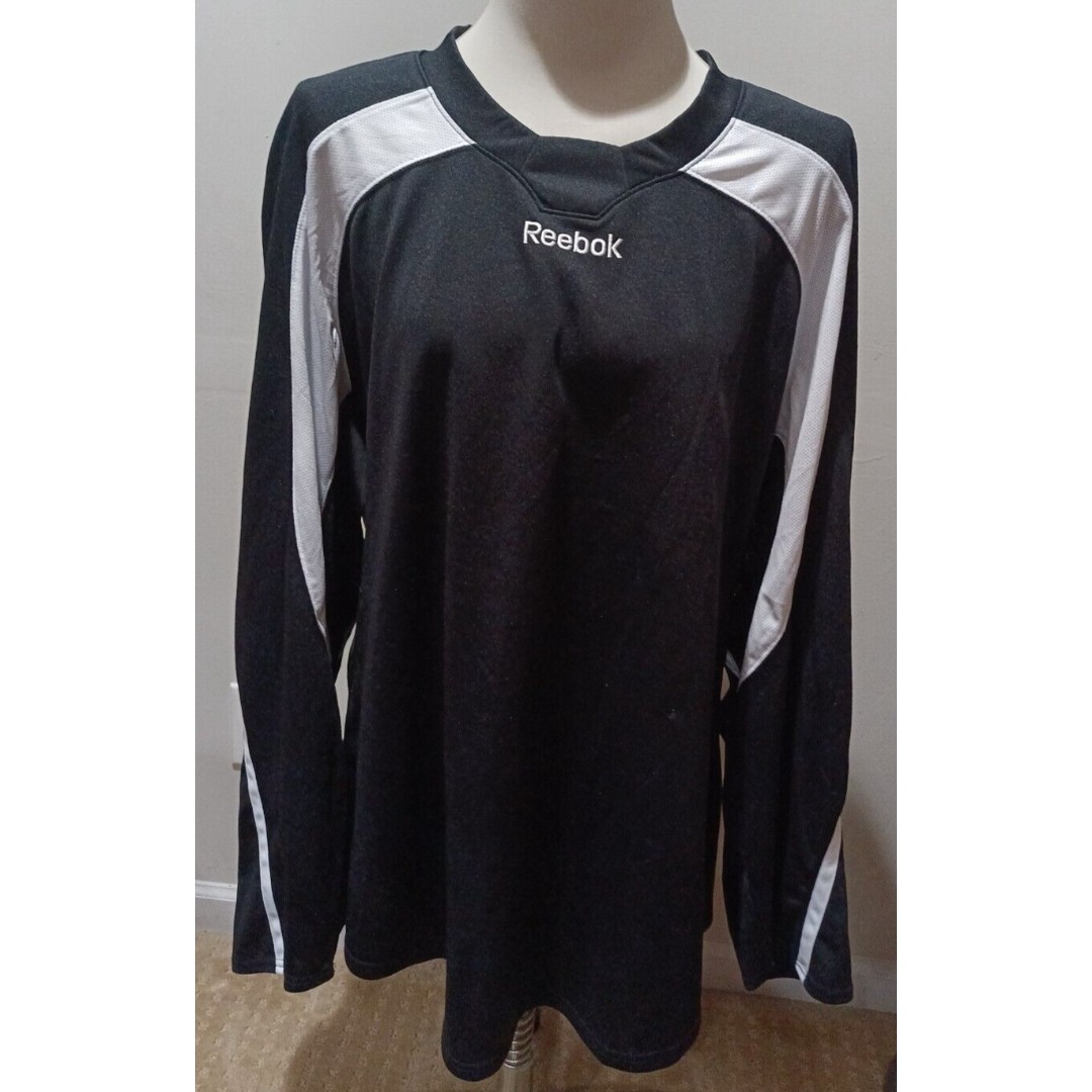 Vintage Hockey Thomas Holmstrom #96 Reebok Long Sleeve Black Shirt XXL