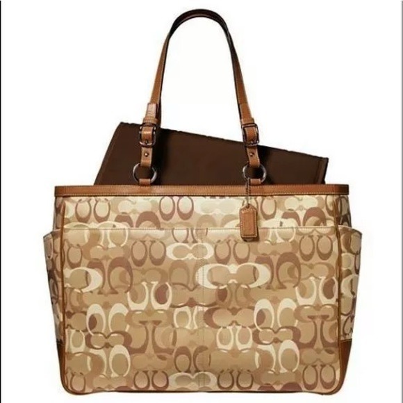 Authentic Coach Diaper Bag/Large Tote