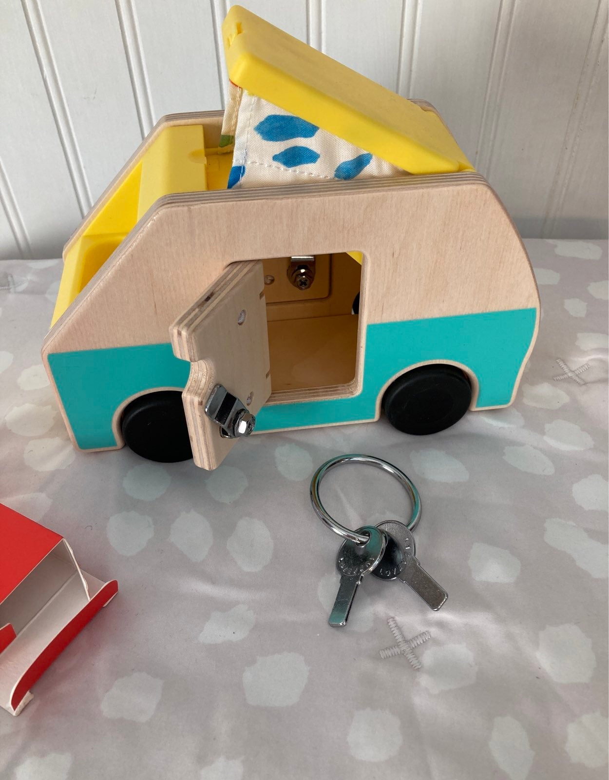 NEW Wooden Camper with Locking Doors