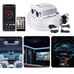 16W Dual Port Twinkle+Music+APP Control Fiber Optic Lights kit, RGBW Bluetooth F