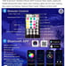 16W Dual Port Twinkle+Music+APP Control Fiber Optic Lights kit, RGBW Bluetooth F