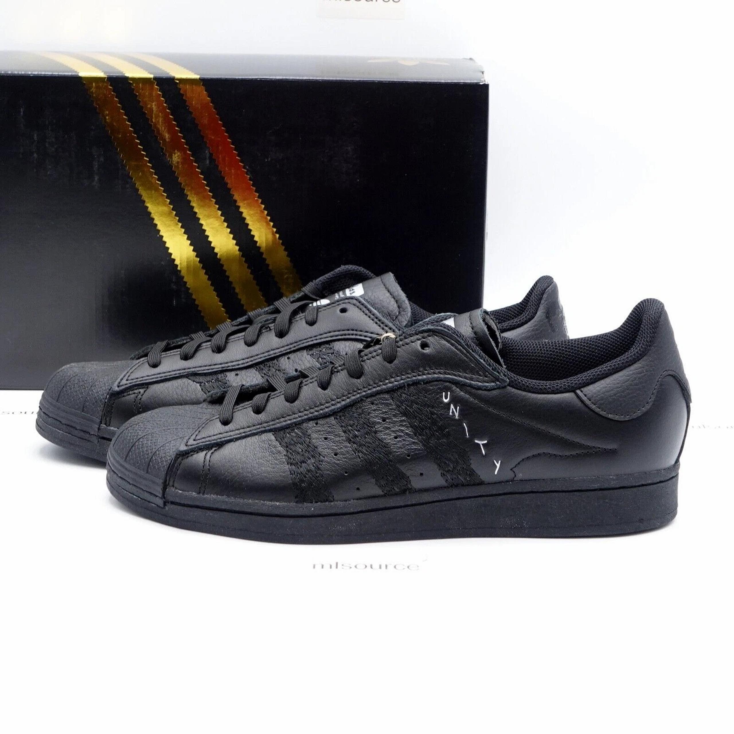 Men's adidas Originals Superstar ADV x Unity Leather Sneakers ID8723 New Sz 9
