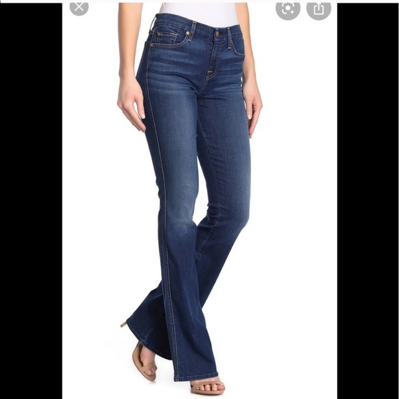 7 FAM ‘A’ Pocket Denim Bootcut Jeans 26
