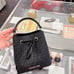 MK Suri SM Bucket Bag Crossbody Black Logo Gold